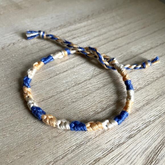 Nahla Bracelet anklet trendy comfortable tie embroidery thread woven gift - Picture 1 of 1